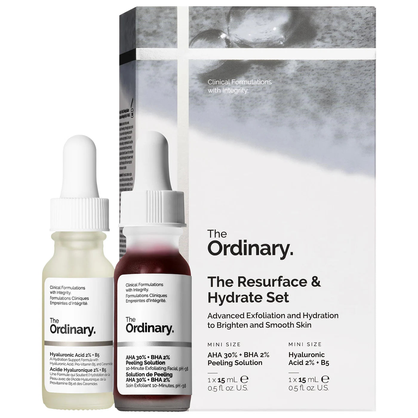 THE ORDINARY The Resurface & Hydrate Set with Hyaluronic Acid + AHA *PRE ORDER*