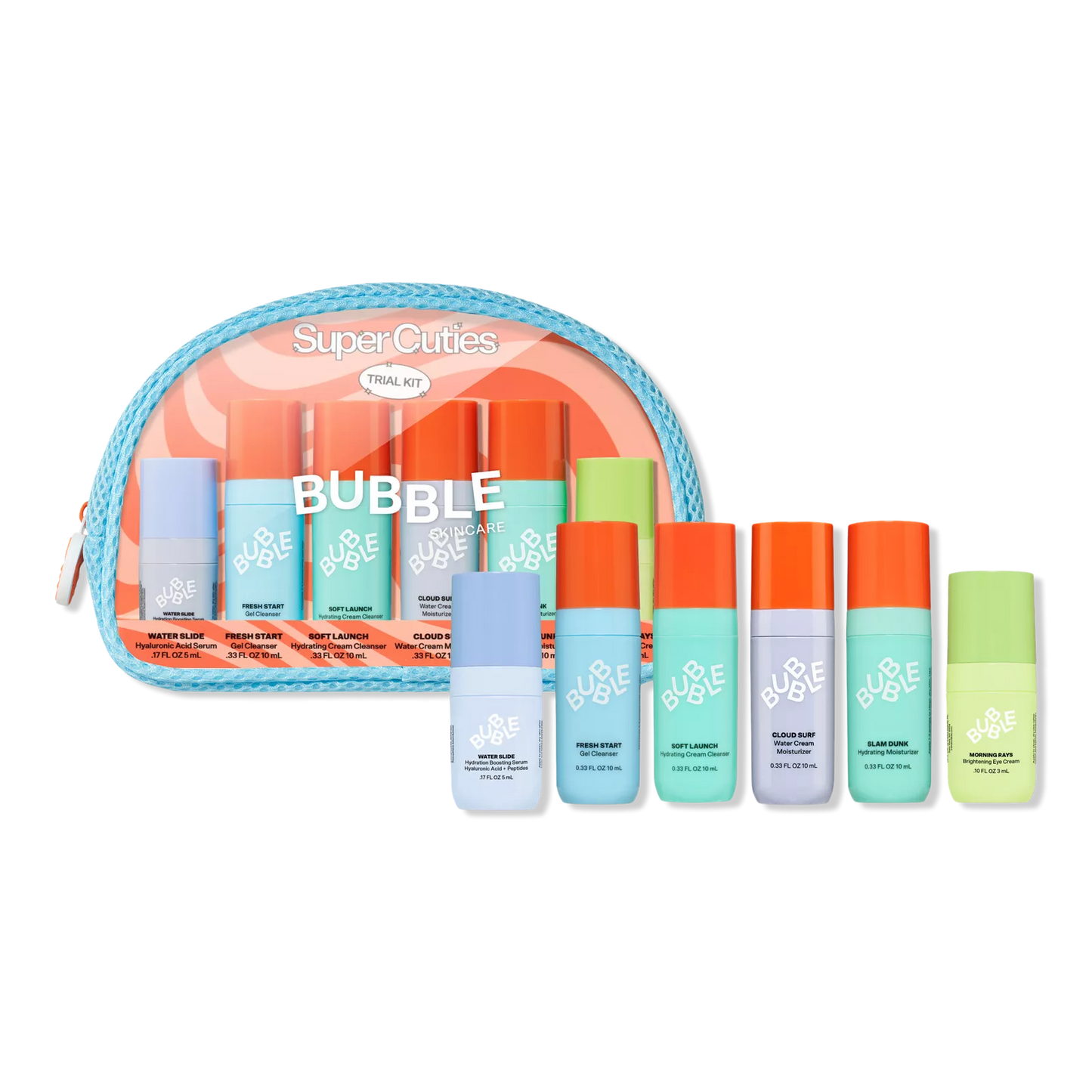BUBBLE SKIN CARE SÚPER CUTIES TRIAL KIT