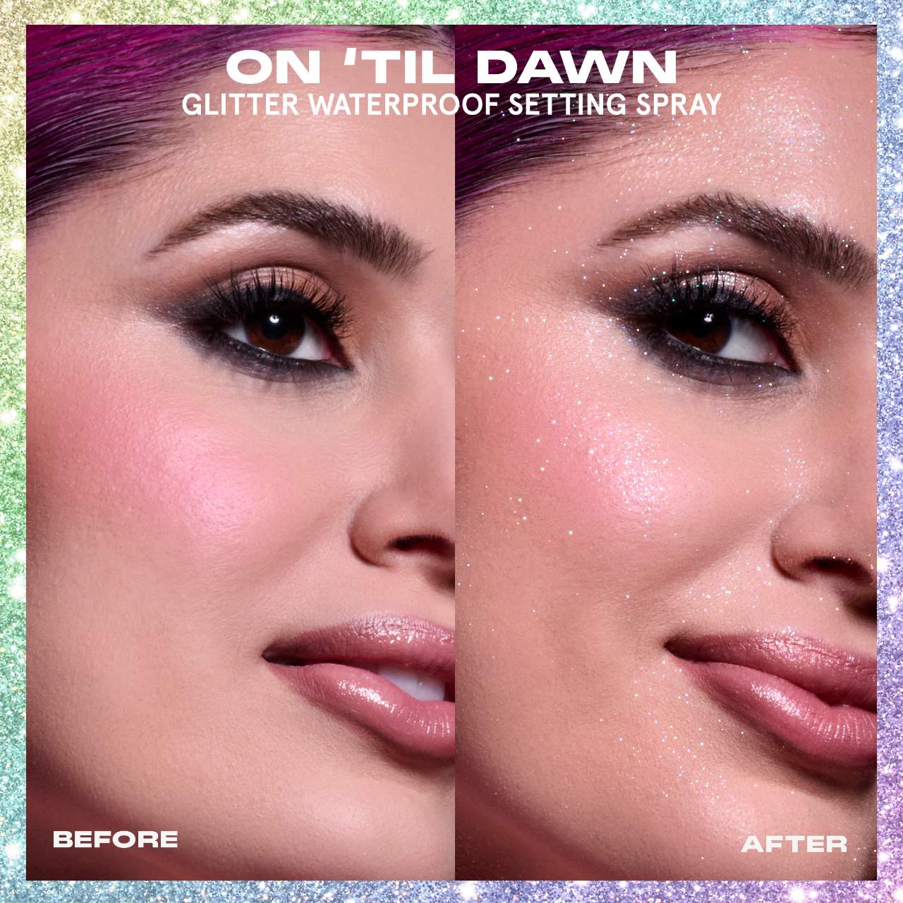 ONE SIZE ON ‘TIL DAWN GLITTER WATERPROOF SETTING SPRAY LIMITED EDITION *PRE-ORDER*