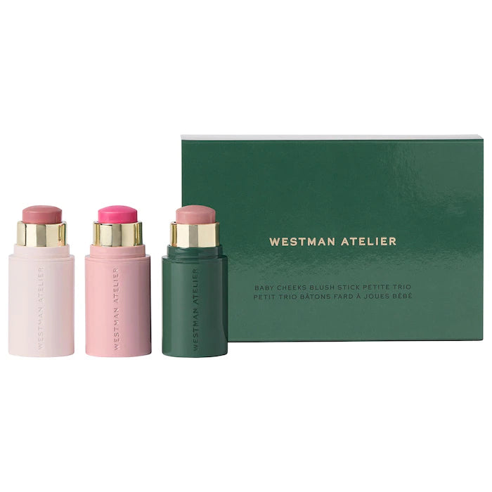 Westman Atelier
Mini Baby Cheeks Blush Trio *Pre-Order*