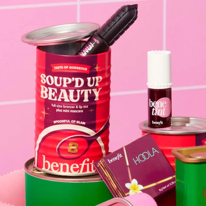 Benefit Cosmetics
Soup'd Up Beauty - Benetint, Hoola Bronzer and Mini BADgal BANG! Trio *Pre-Order*