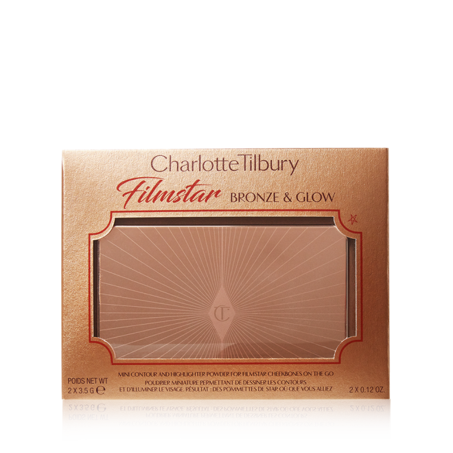 Charlotte tilbury MINI FILMSTAR BRONZE AND GLOW LIGHT TO MEDIUM (ligero swatch)