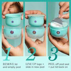 TATCHA THE WATER CREAM- REFILL POD/CAPSULE DE RECHARGE 50 ML.