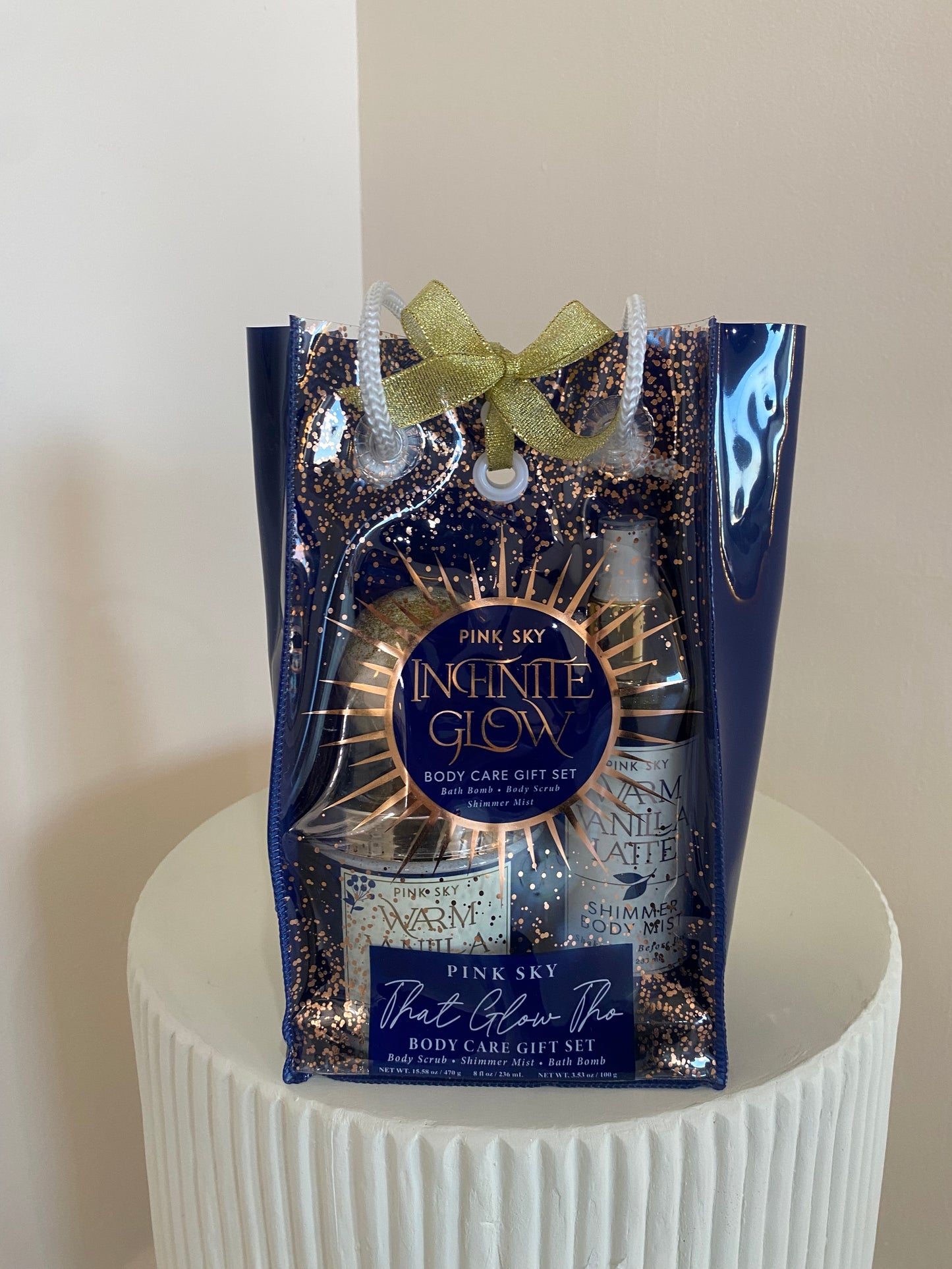 Inchinite glow body care gift set