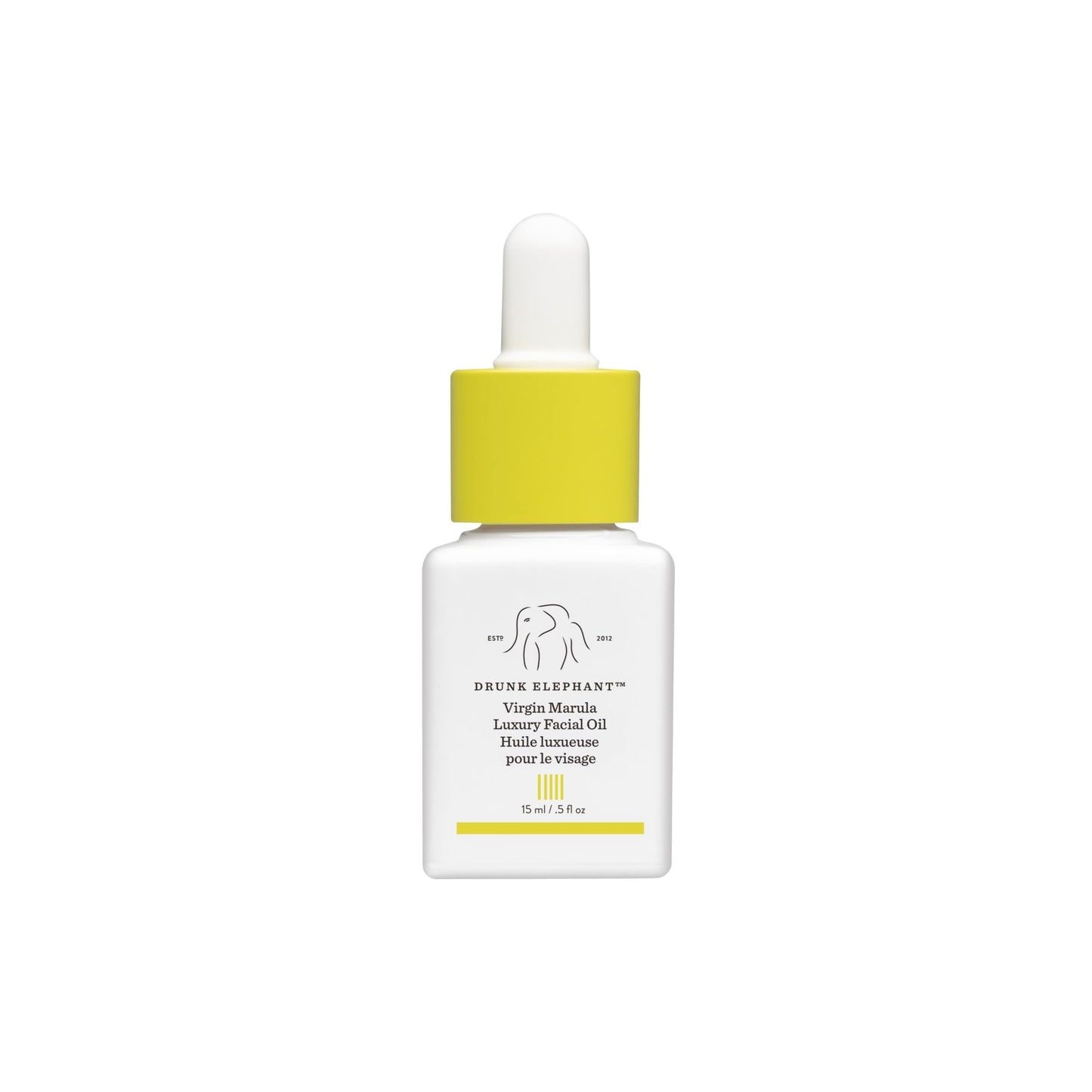 DRUNK ELEPHANT, VIRGIN MARULANDA LUXURY FACIAL OIL, NOURISH + BALANCE 15ML/.5 OZ
