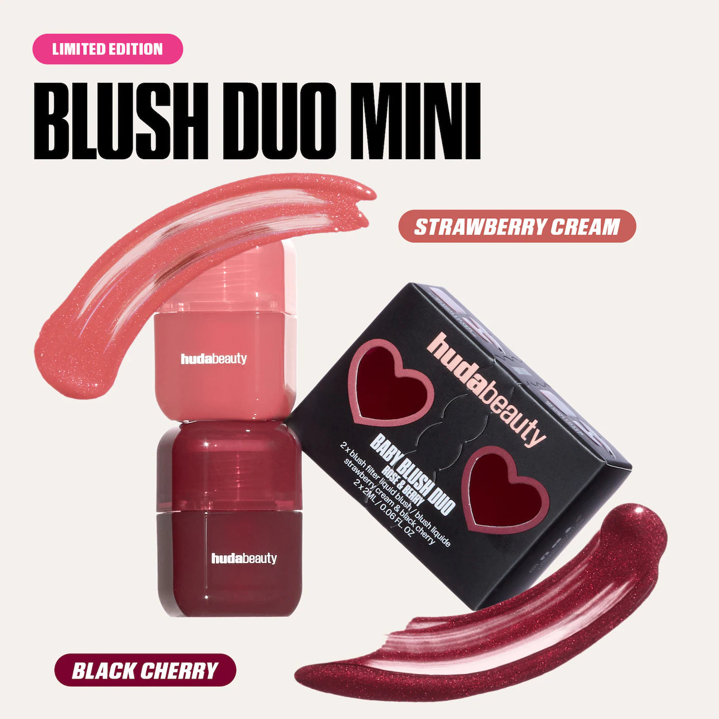 HUDA BEAUTY Mini Baby Blush Duo Set *PRE ORDER*