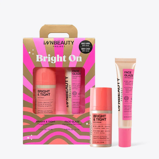 INN BEAUTY PROJECT SET BRIGHT & TIGHT- FACE GLAZE