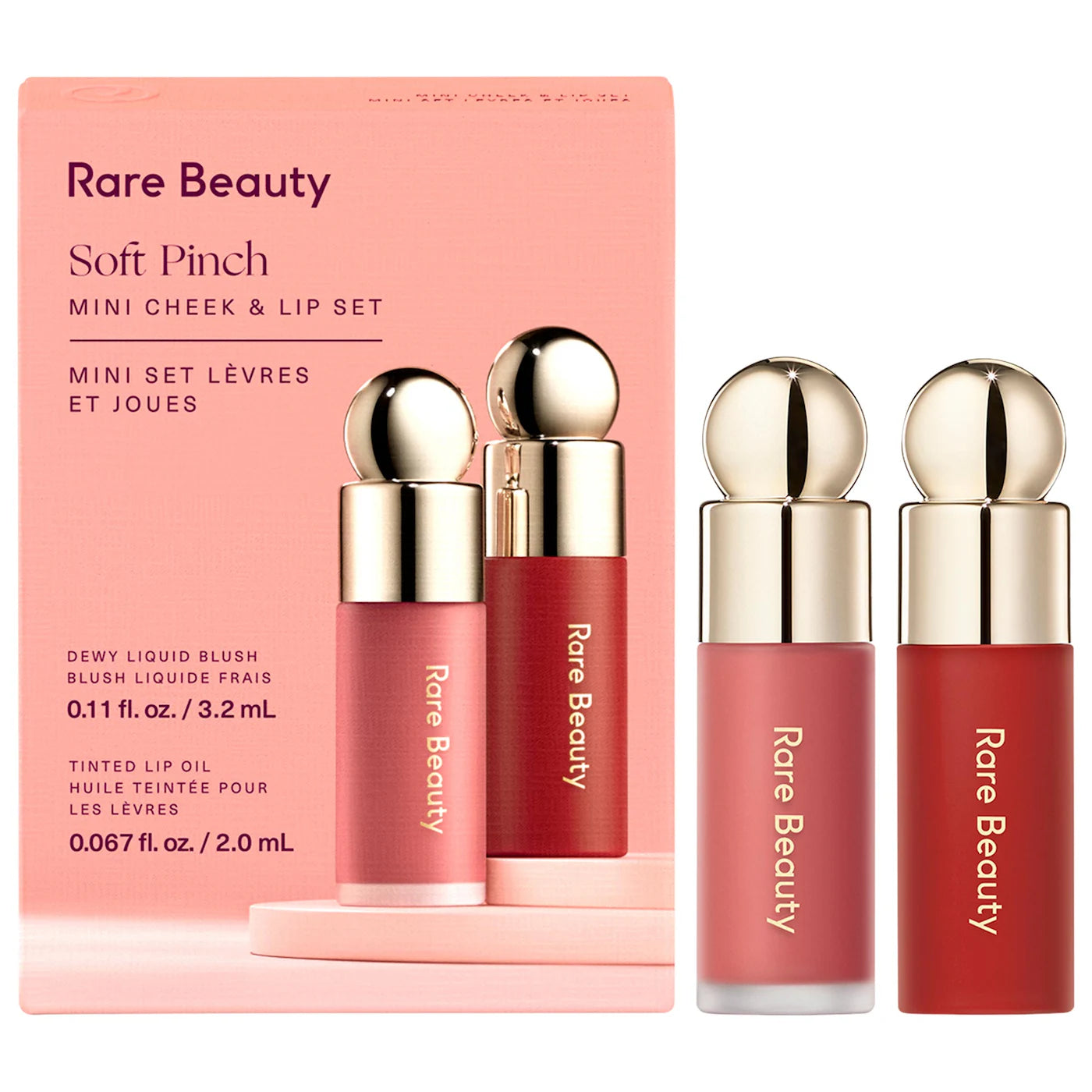 Rare Beauty by Selena Gomez Mini Soft Pinch Liquid Blush and Lip Oil Set *Pre-Order*