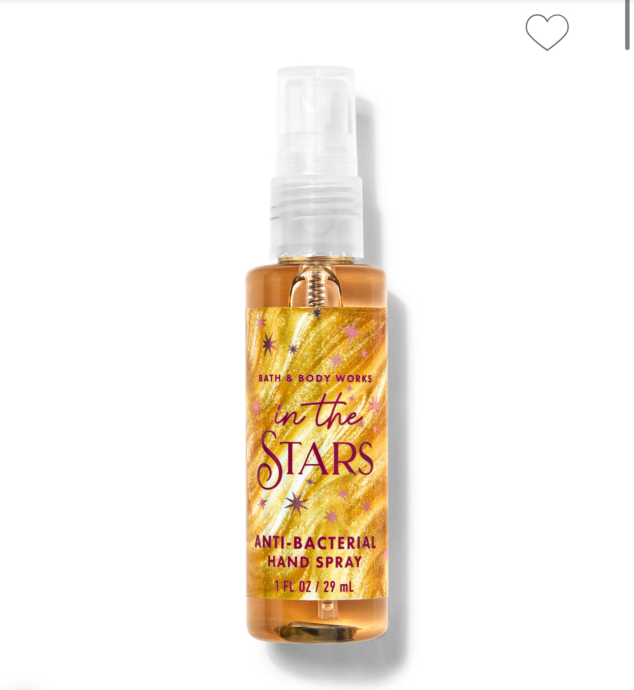 Bath&Body Works In The Stars
Hand Sanitizer Spray