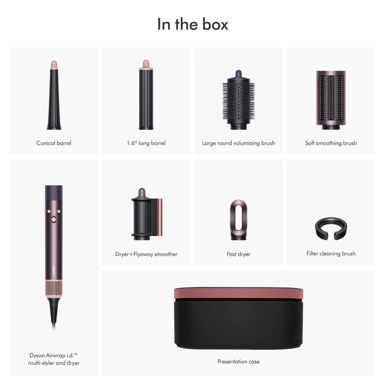 Dyson Limited Edition Airwrap ID Multi-styler™ for Straight to Wavy Hair in Jasper Plum