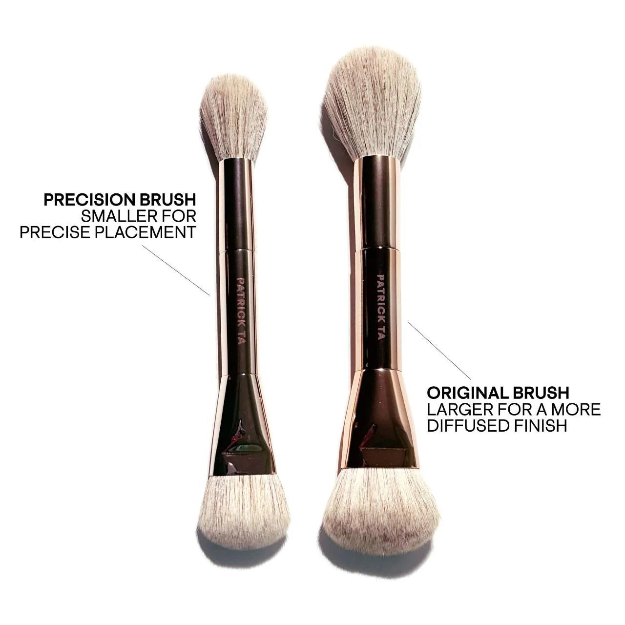 PATRICK TA Dual Ended Precision Blush Brush *PRE ORDER*