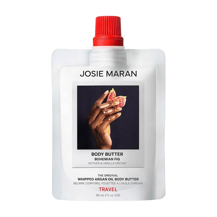 Josie Maran Mini Bohemian Fig - Whipped Argan Oil Refillable Firming Body Butter *Pre-Order*