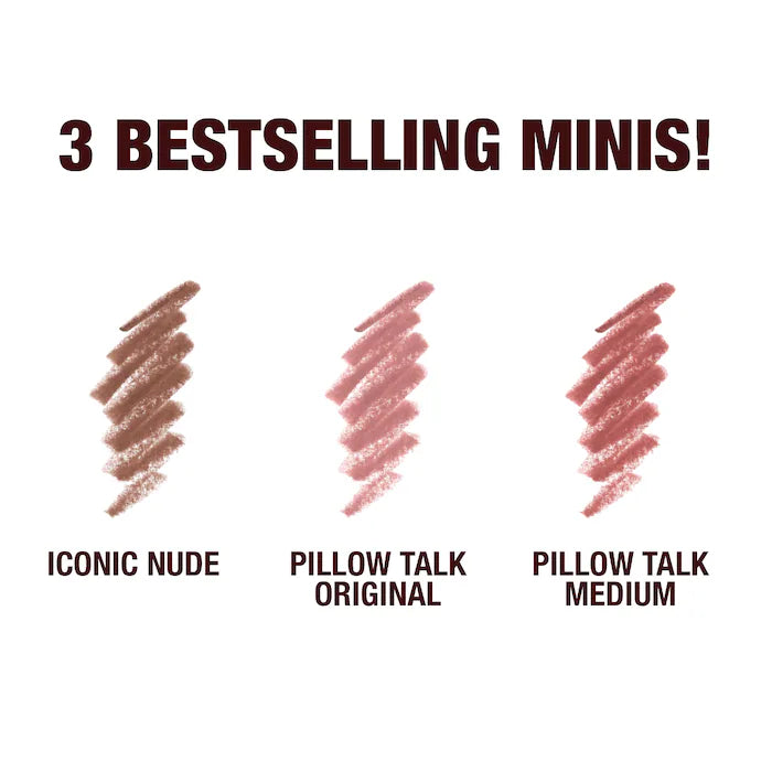 Charlotte Tilbury Mini Iconic Lip Cheat Lip Liner Trio * Pre-Order*
