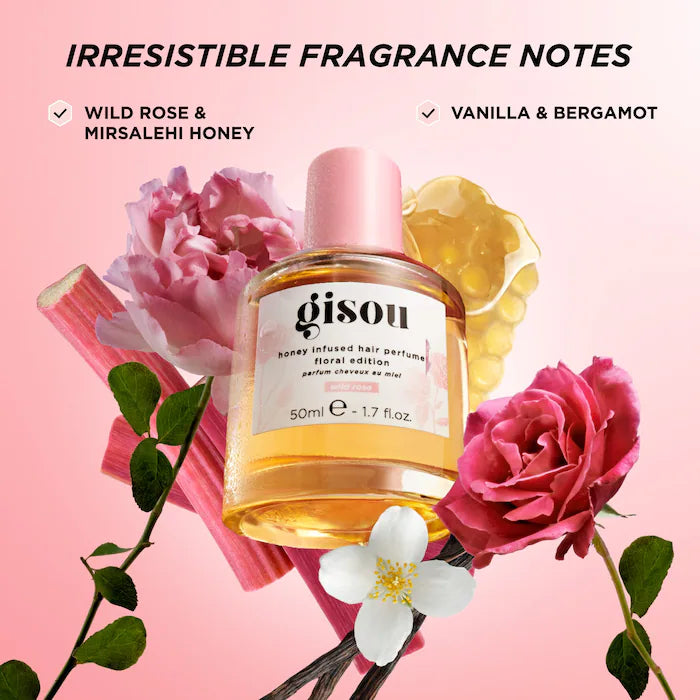 Gisou Mini Wild Rose Honey Infused Hair Perfume *Pre-Order*