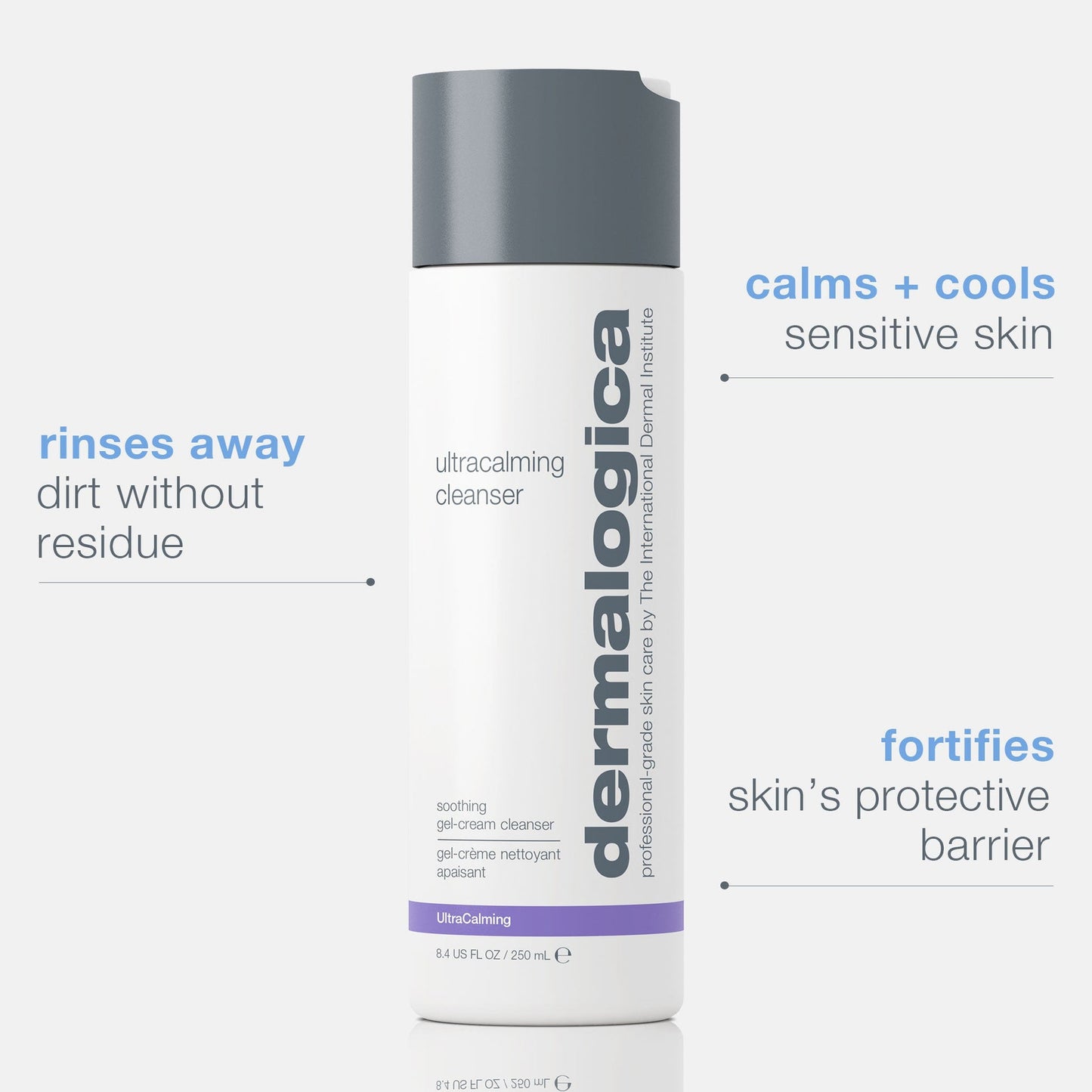 DERMATOLOGICA ultracalming cleanser calms and cools sensitized skin
