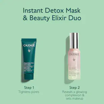 CAUDALIE BEAUTY ELIXIR & DETOX MASK DUO GIFT SET *PRE-ORDER*