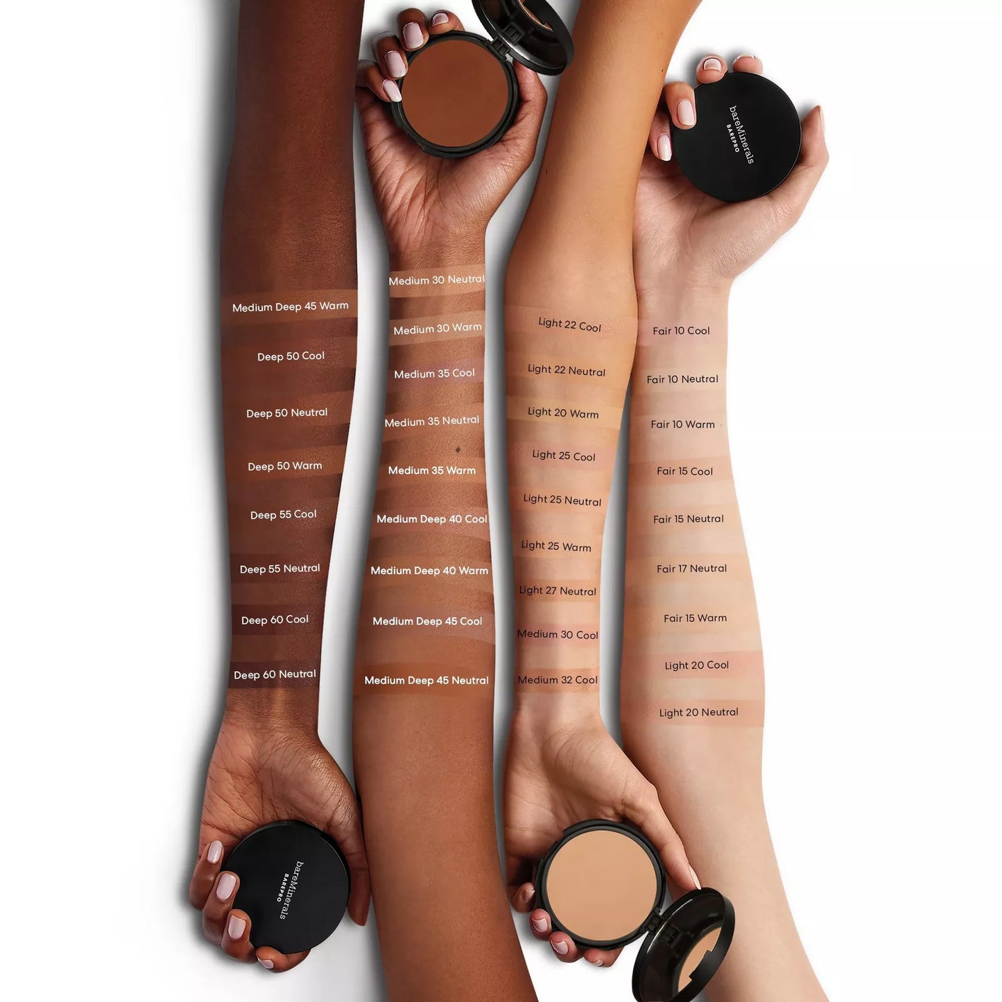 BAREMINERALS BAREPRO 24 HR WEAR SKIN-PERFECTING POWDER FOUNDATION FOND DE TEINT POUDRE PERFECTEUR