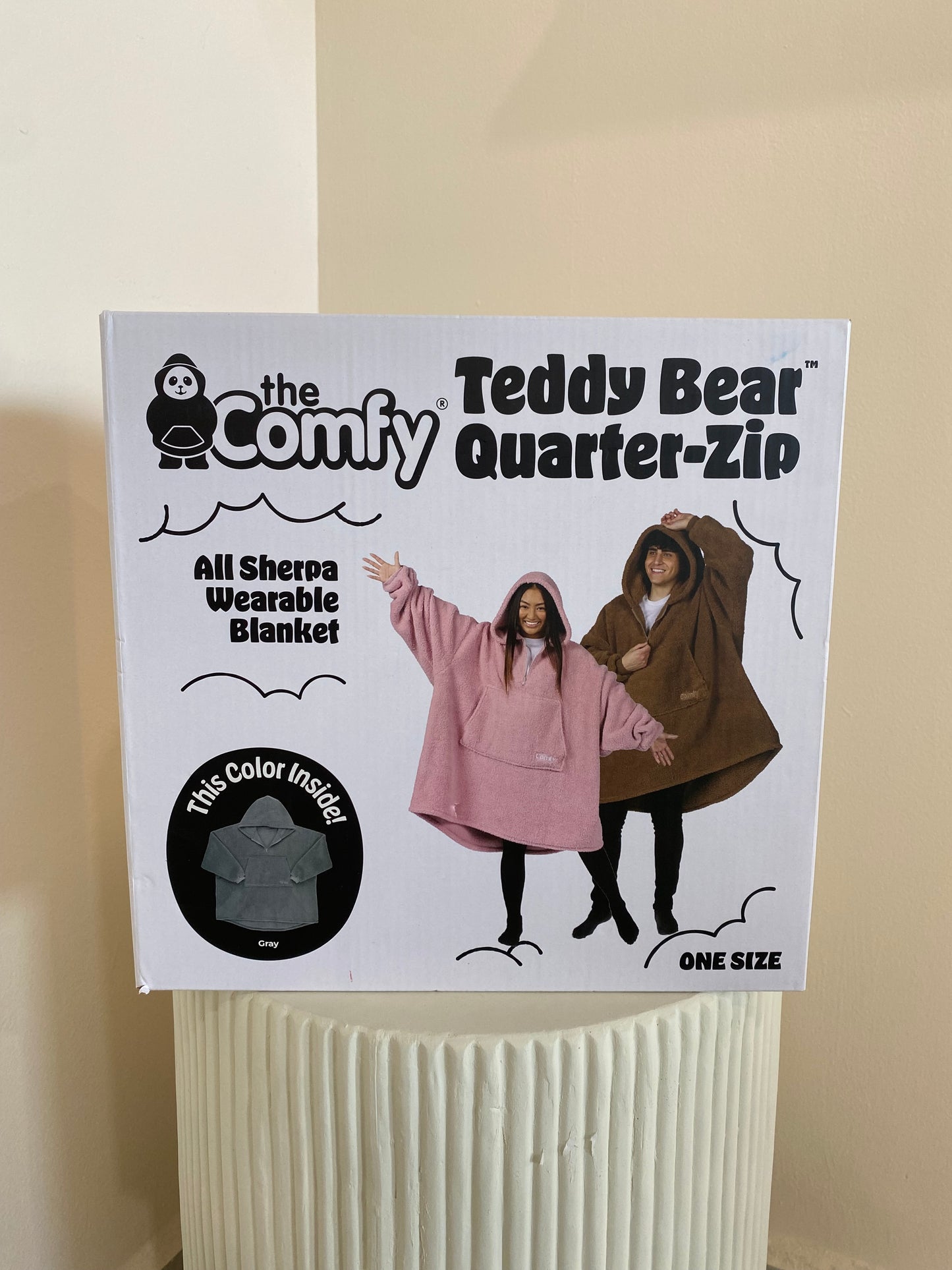 THE COMFY - Teddy Bear Quarter-Zip