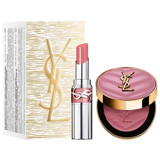 YVES SAINT LAURENT-PINK  MAKE ME BLUSH & LOVESHINE LIP OIL STICK SET *PRE ORDER*