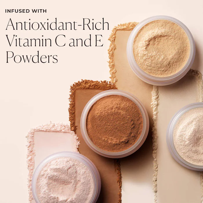 LAURA MERCIER INDULGENT ICONS TRANSLUCENT LOOSE SETTING POWDER & PUFF ULTRA- BLUR