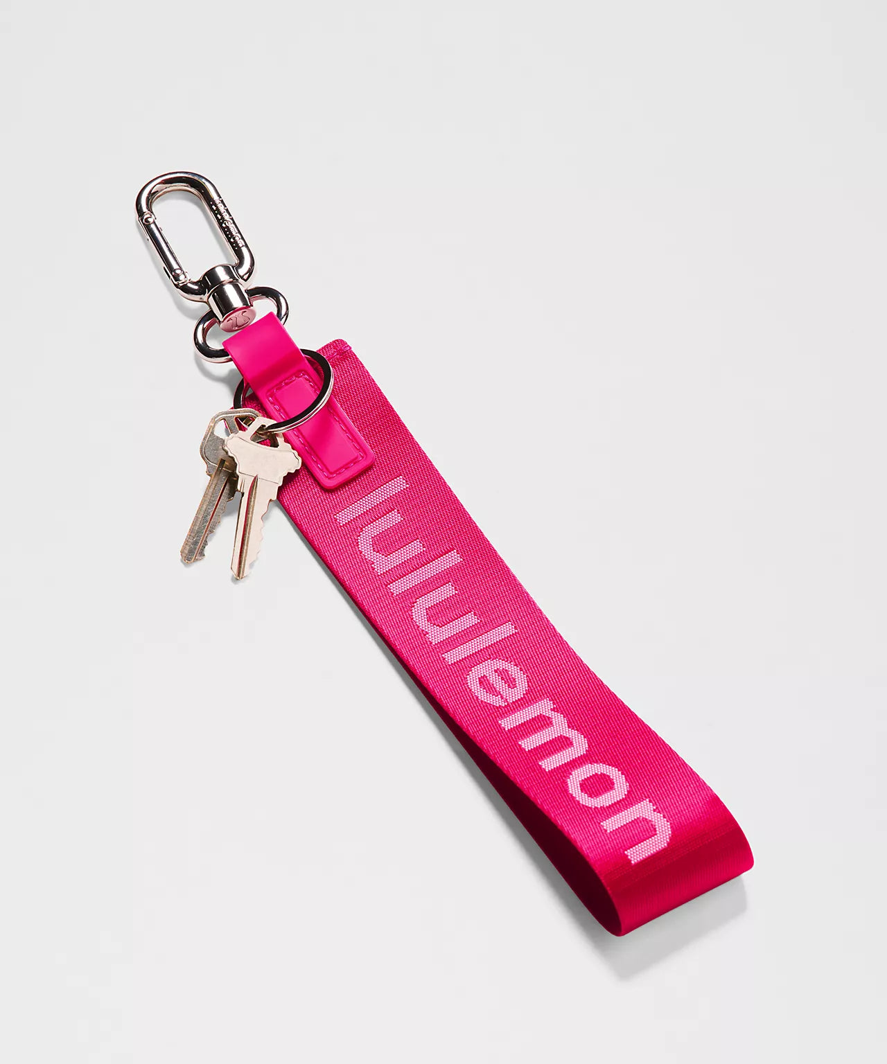 Lululemon Never Lost Keychain *Passionate/White
