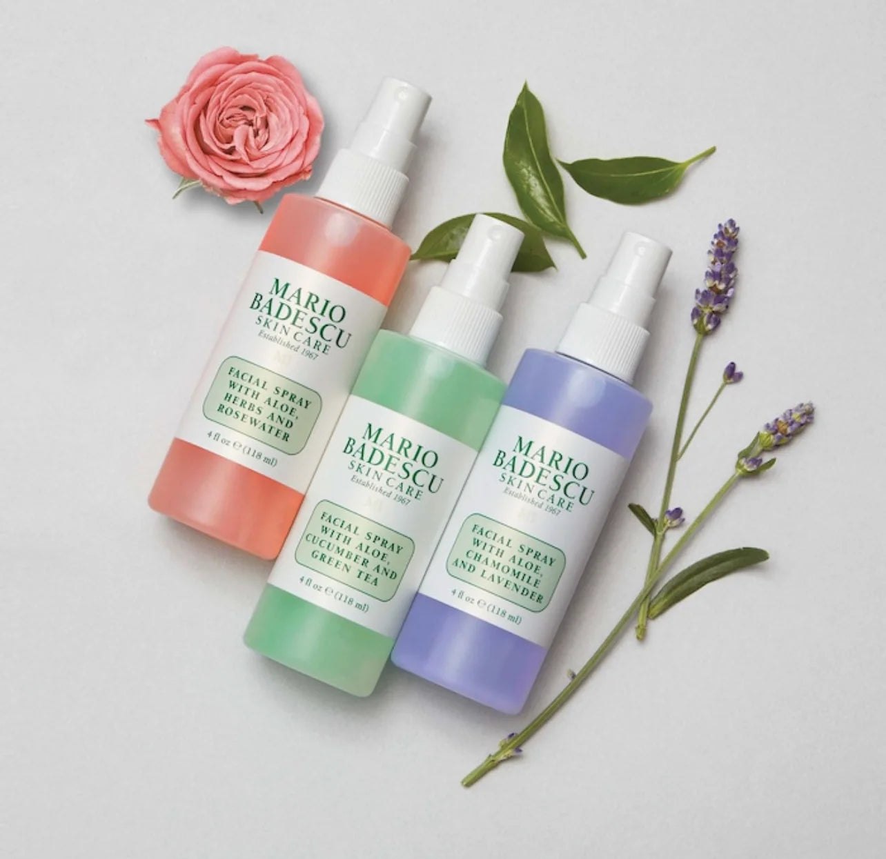 MARIO BADESCU SKINCARE, FACIAL SPRAY WITH ALOE, HERBS AND ROSEWATER.  29 ML *PRE ORDER*