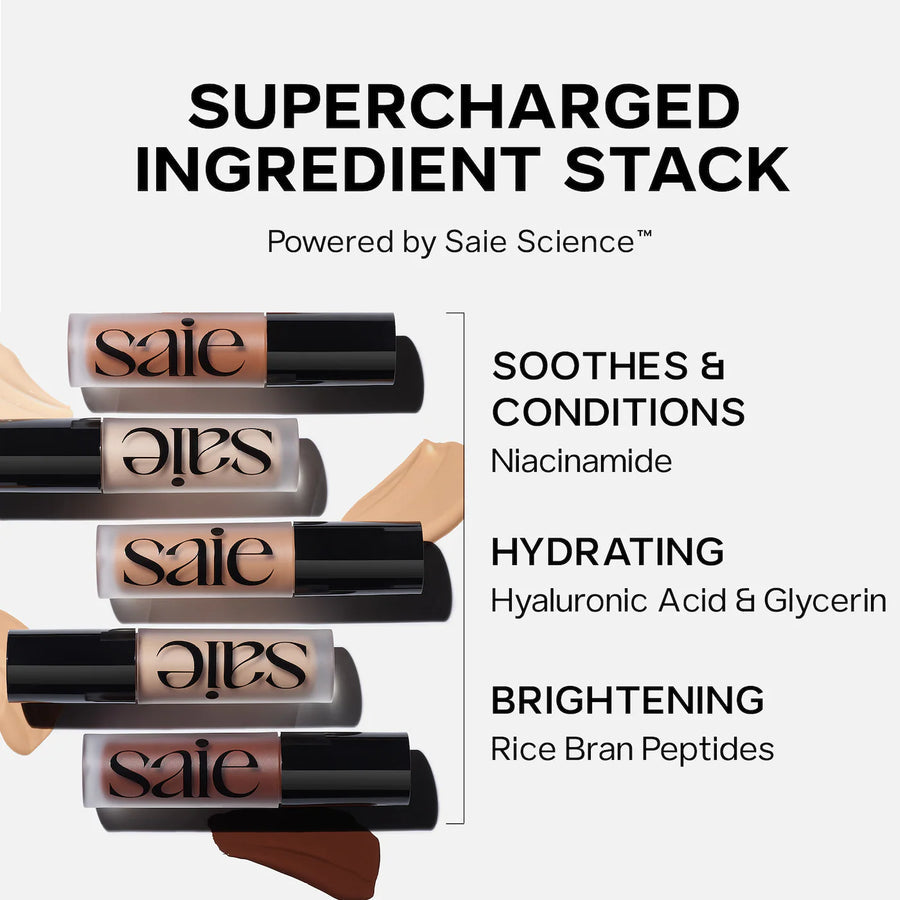 SAIE Slip Tint Radiant All-Over Concealer with Niacinamide - Saie / Corrector radiante