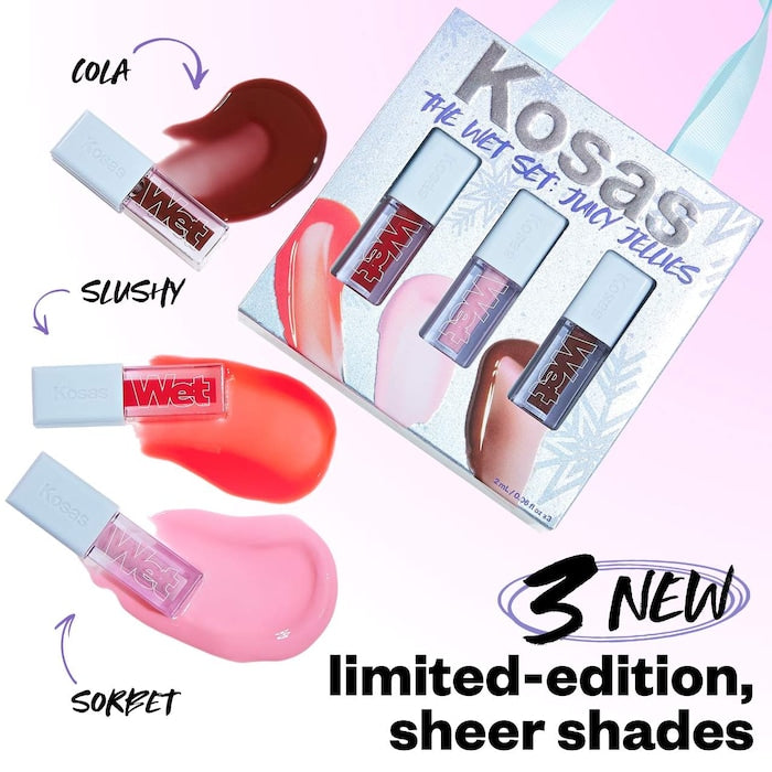 Kosas
The Wet Set: Juicy Jellies Sheer Lip Oils	*Pre-Order*