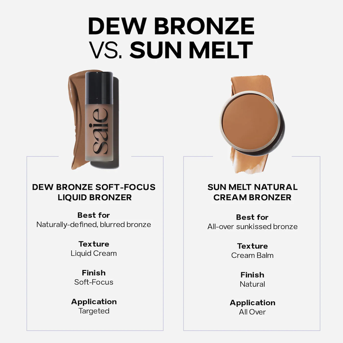 Saie Sun Melt Natural Cream Bronzer *Pre-Order*