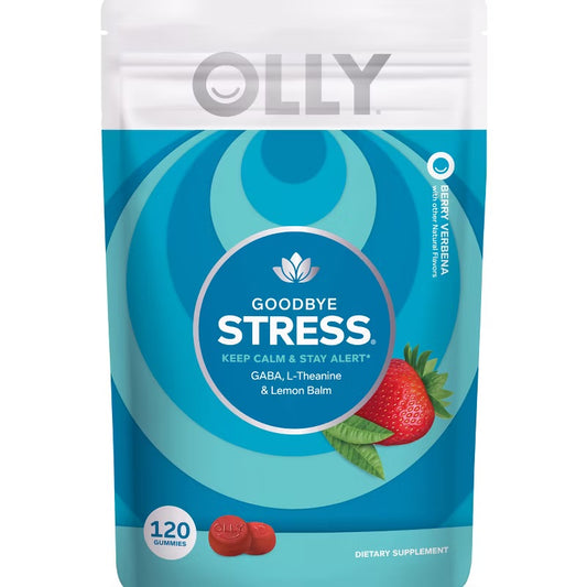OLLY GOODBYE STRESS KEEP CLAM & STAY ALERT BERRY VERBENA *PRE ORDER*