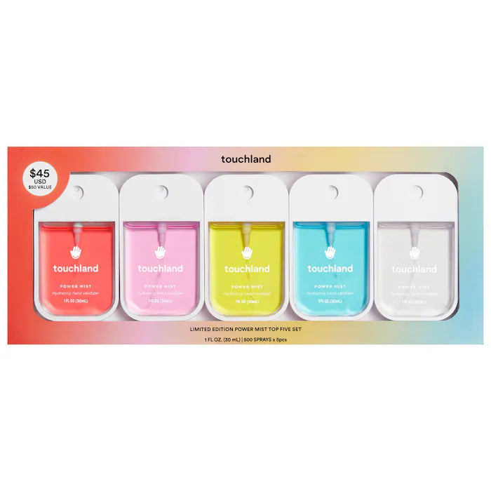 Touchland
Limited Edition Power Mist Top Five Value Set *Pre-Order*