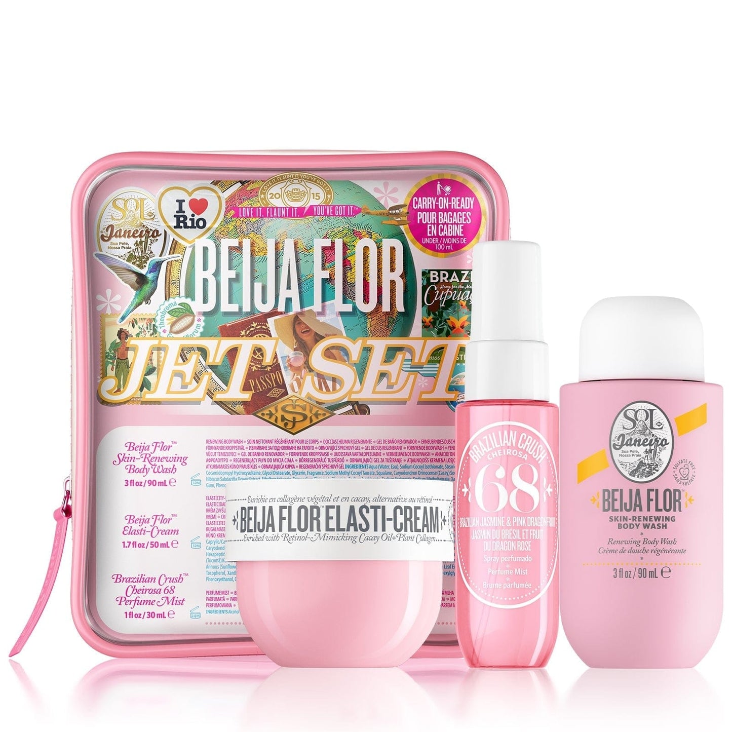 Sol de Janeiro 68 BEIJA FLOR™ JET SET BEIJA FLOR™ ELASTI-CREAM TRAVEL SIZE & OTHER TRAVEL-READY MINIS