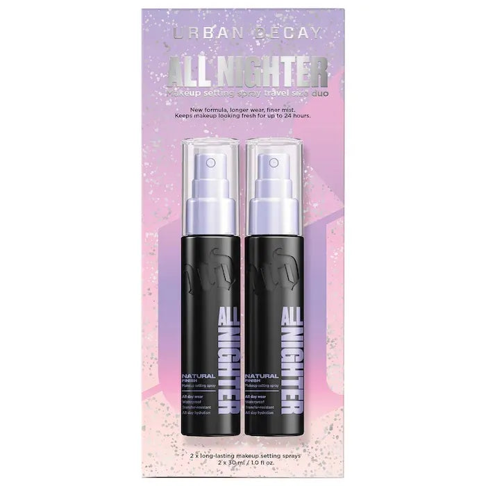 URBAN DECAY ALL NIGHTER MAKEUP SETTING SPRAY TRAVEL SIZE DÚO