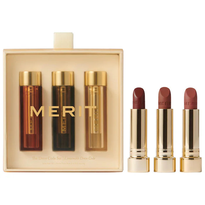 MERITThe Dress Code Lipstick Set *Pre-Order*