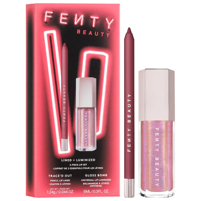 FENTY BEAUTY BY RIHANNA LINED + LUMINIZED 2-PIECE LIP SET