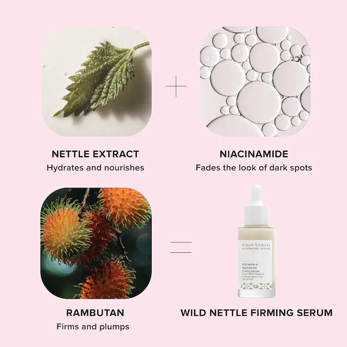 Alpyn Beauty
Wild Nettle & Niacinamide Instant Firming Serum