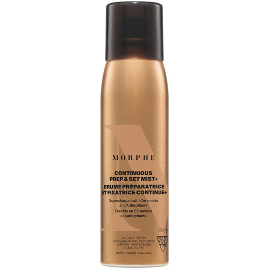 MORPHE, CONTINUOUS PREP & SET MIST + SUPERCHARGED WITH CERAMIDES  AND ANTIOXIDANTS 2.8OZ/79.4G. *PRE ORDER*