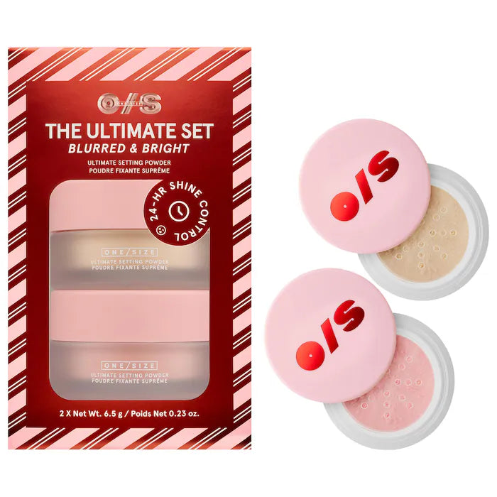 ONE/SIZE by Patrick Starrr Ultimate Blurring Setting Powder Blurred & Bright Travel Duo *Pre-Order*