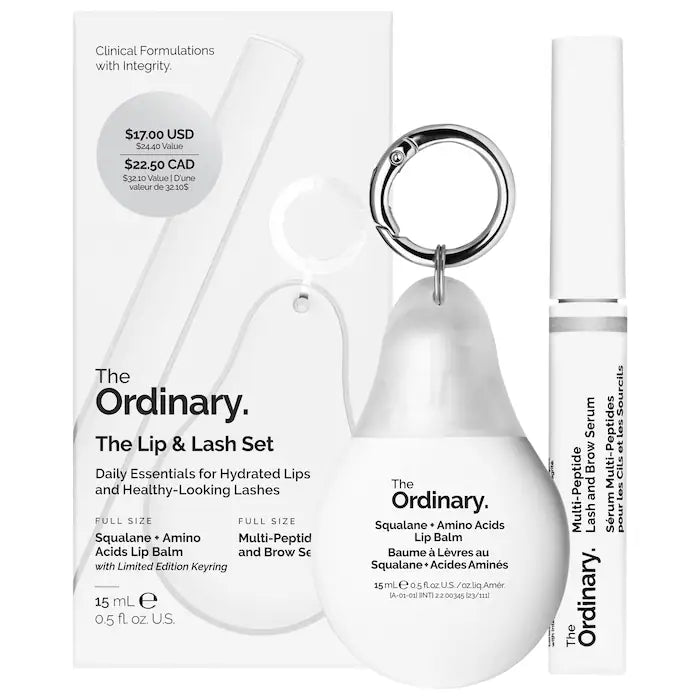 THE ORDINARY THE LIP & LASH SET