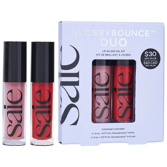 Saie
Glossybounce Lip Gloss Oil Duo *Pre-Order*