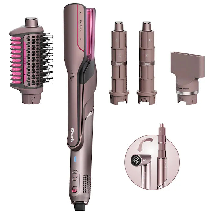 Shark Beauty FlexFusion™ Luxury Air & Ceramic Hair Dryer System with Air Straightener *Pre-Order*