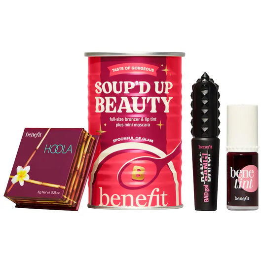 Benefit Cosmetics
Soup'd Up Beauty - Benetint, Hoola Bronzer and Mini BADgal BANG! Trio *Pre-Order*