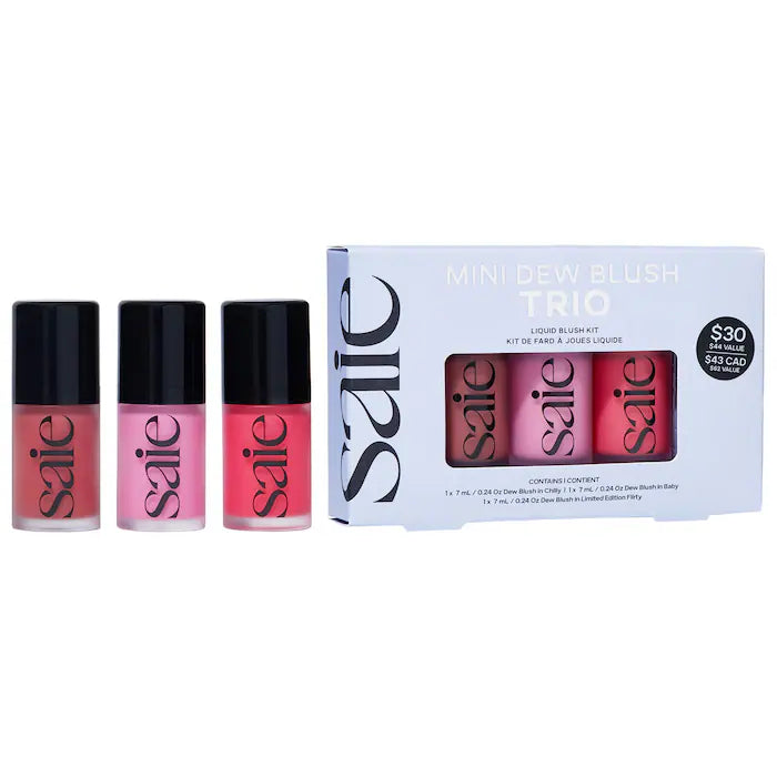 Saie
Mini Dew Blush Trio Set *Pre-Order*