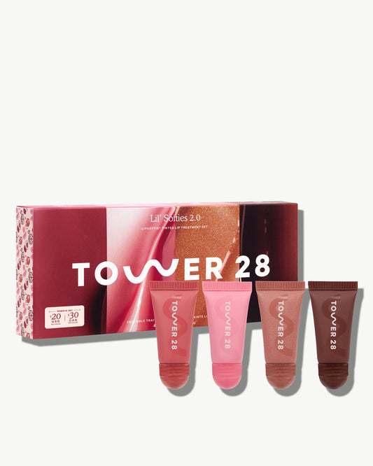 TOWER 28  LIL SOFTIES 2.0 LIPSPFTIE + TINTED LIP TRESTMENT SET *PRE ORDER*