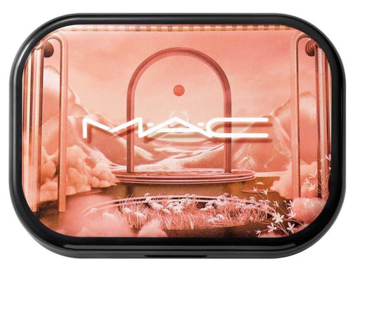 MAC CONCCET IN COLOUR EYE SHADOW PALETTE / PALLETE EMBEDDED IN BURGUNDY