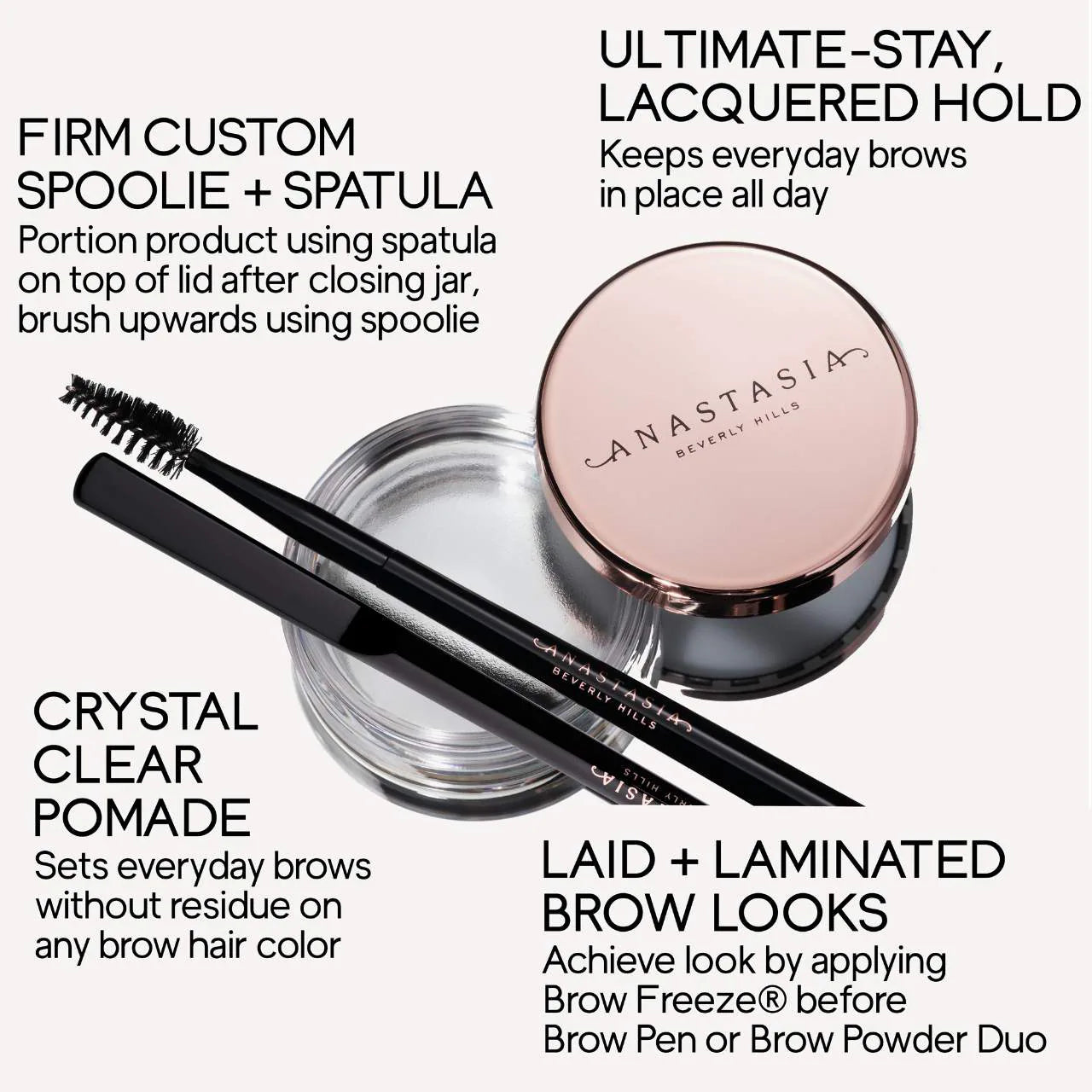Anastasia Beverly Hills  Brow Freeze® Extreme Hold Laminated-Look Sculpting Eyebrow Wax *Pre-Order*