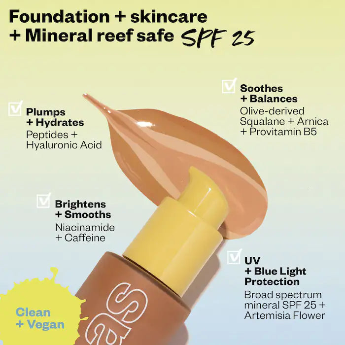 Kosas Revealer Skin-Improving Foundation SPF 25 with Hyaluronic Acid and Niacinamide