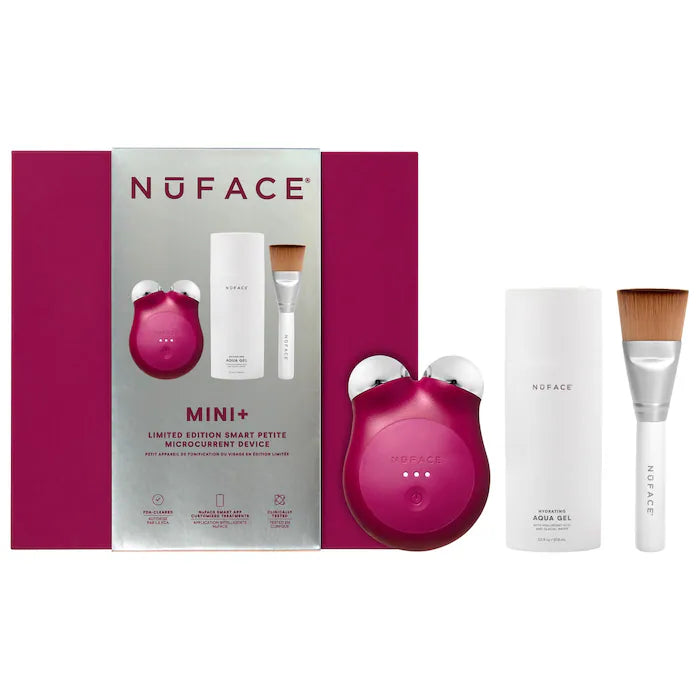 NuFACE MINI+ Smart Petite Facial Toning Device in Limited Edition Velvet Rose *Pre-Order*