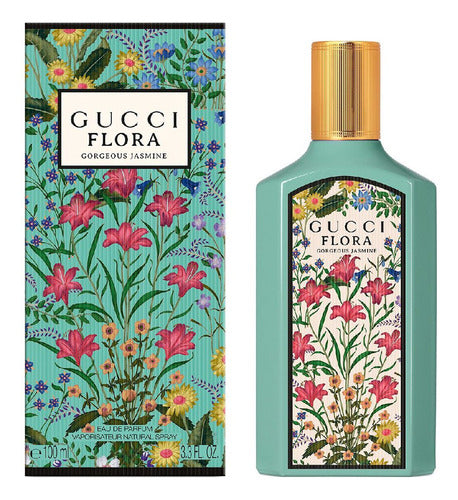 GUCCI FLORA GEORGEOUS JASMINE  EAU DE PARFUM VAPORISATEUR NATURAL SPRAY 100 ML.