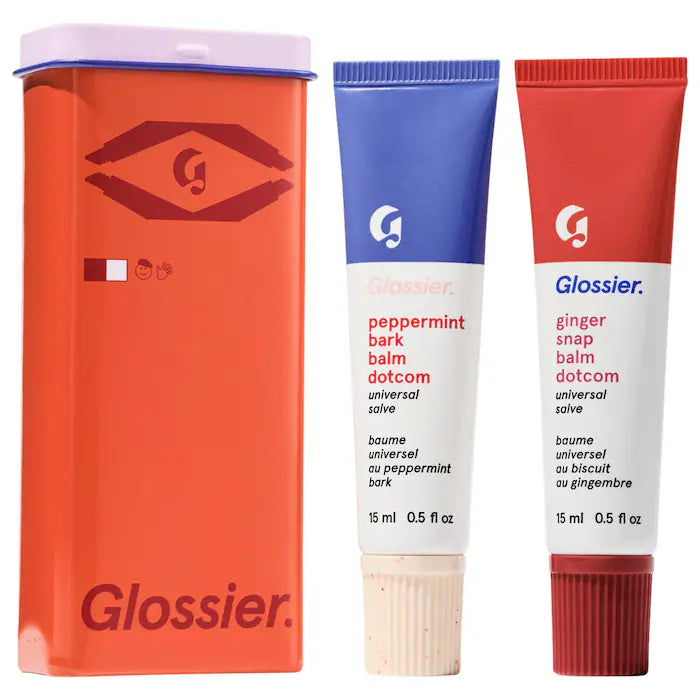GLOSSIER Sugar + Spice Balm Dotcom Lip Balm Duo Makeup Gift Set, Limited Edición  *PRE ORDER*